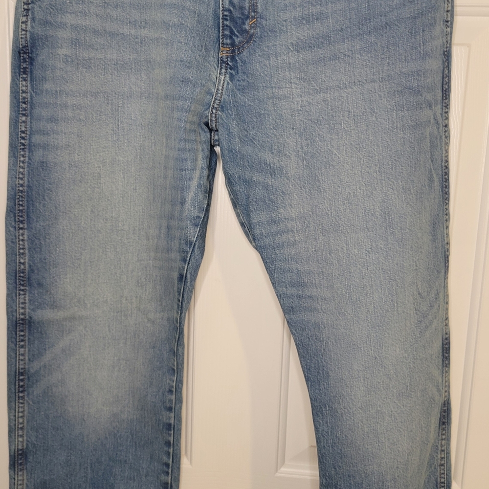 Wrangler Men's Sky Blue Straight Jeans